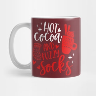 Hot Cocoa and Fuzzzy Socks Mug